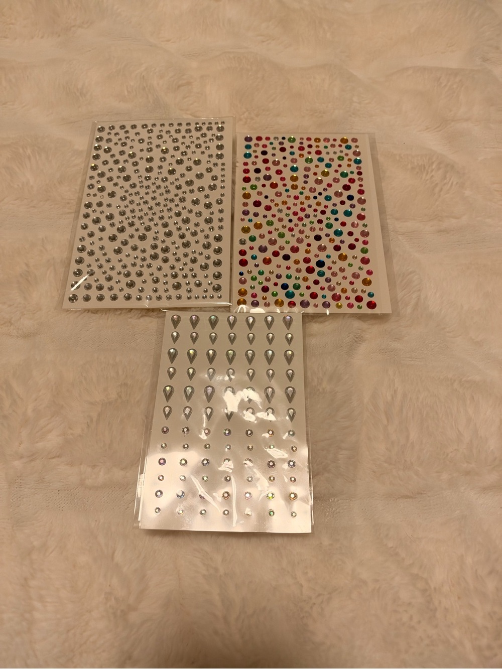 Amazon Multicolor and Silver Adhesive Gem Stickers Pack
